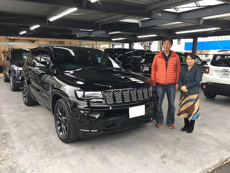 Y様 グランドチェロキーアルティチュード ご納車式 | grand-cherokee納車アルバム | 中京・愛知クライスラー